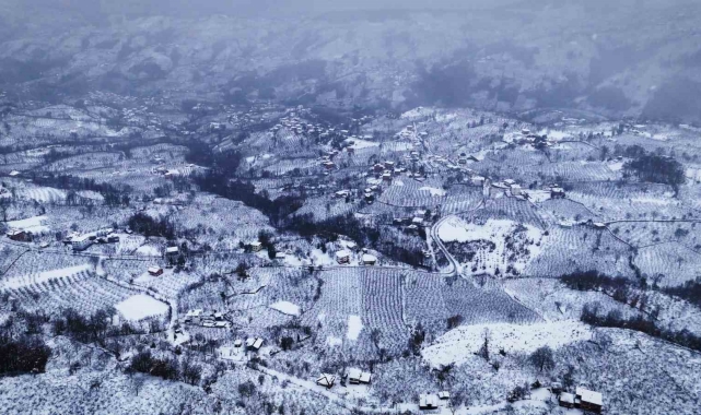 Ordu'dan kar manzaraları