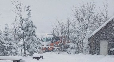Ordu'nun 15 ilçesinde eğitime kar engeli