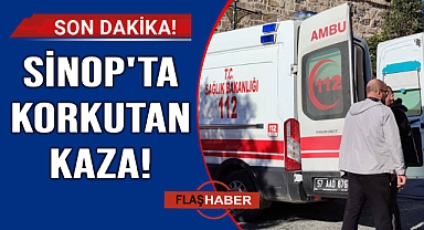 Otomobil motosiklete çarptı