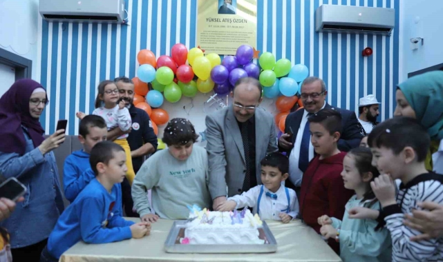 Özel çocuklara özel doğum günü kutlaması