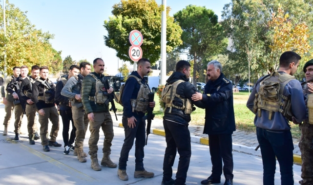 Özel harekat ekipleri dualarla göreve uğurlandı