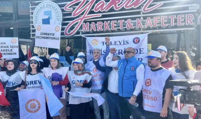 PAÜ'de grevi kırmak için öğrencilerin çalıştırıldığı iddiası şikayet konusu oldu