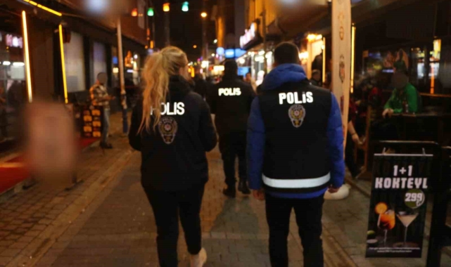 Polis eğlence mekânlarında huzur uygulaması yaptı