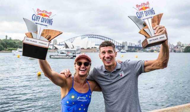 Red Bull Cliff Diving Dünya Serisi kazananları Sidney'de belli oldu