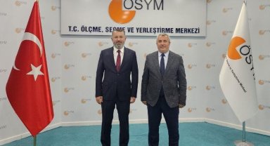 Rektör Kırışık, ÖSYM Başkanı Ersoy ile görüştü