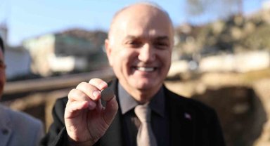 Roma dönemine ait tiyatro bileti Düzce'de bulundu