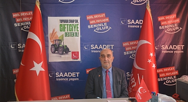 Saadet Partisi İl Başkanlığı'ndan tarım konulu basın açıklaması