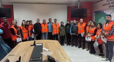 Sağlık çalışanlarına Hastane Afet ve Acil Durum Planlaması eğitimi