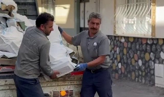 Şahinbey'de budanan ağaçlar ihtiyaç sahiplerine yakacak oluyor