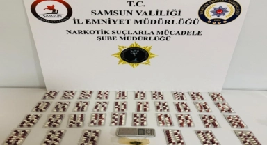 Samsun'da 504 sentetik ecza ele geçirildi
