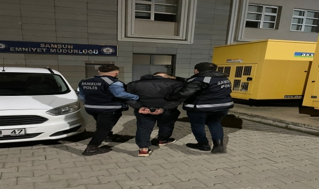 Samsun'da bir hırsızlık hükümlüsü yakalandı