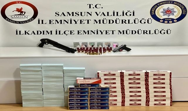 Samsun'da kaçakçılık operasyonunda 1 zanlı yakalandı