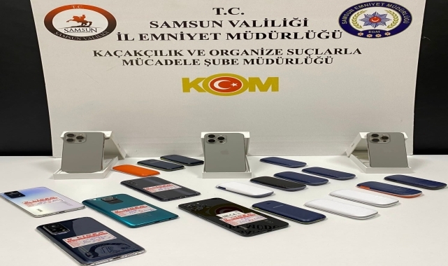 Samsun'da kaçakçılık operasyonunda 2 zanlı yakalandı