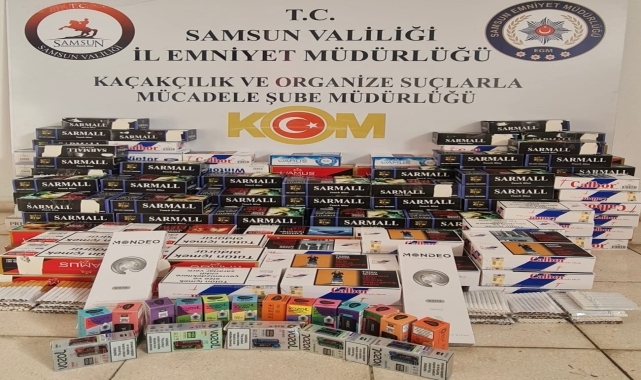 Samsun'da kaçakçılık operasyonunda bir şüpheli yakalandı