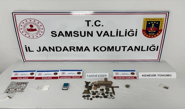 Samsun'da kaçakçılık ve uyuşturucu operasyonunda 1 zanlı yakalandı