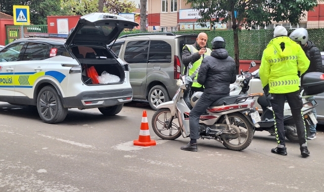 Samsun'da motosikletlere yönelik denetim yapıldı