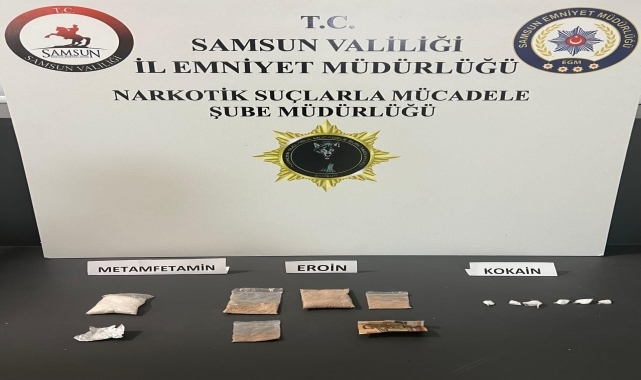 Samsun'da uyuşturucu operasyonunda 1 şüpheli yakalandı