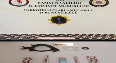 Samsun'da uyuşturucu operasyonunda 3 zanlı yakalandı