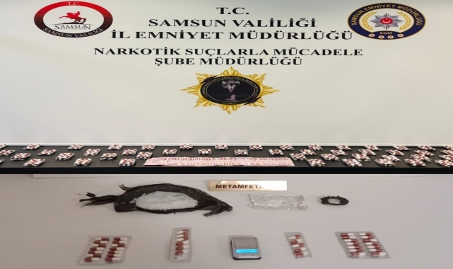 Samsun'da uyuşturucu operasyonunda 3 zanlı yakalandı