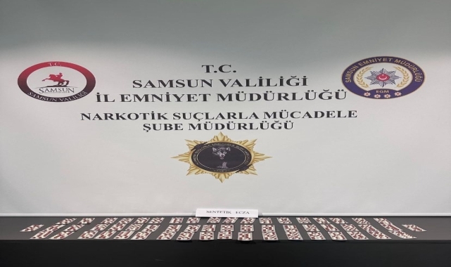 Samsun'da uyuşturucu ve silah operasyonunda 4 zanlı yakalandı