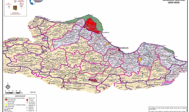 Samsun'da 1,6 milyon TL'lik av pulu geliri