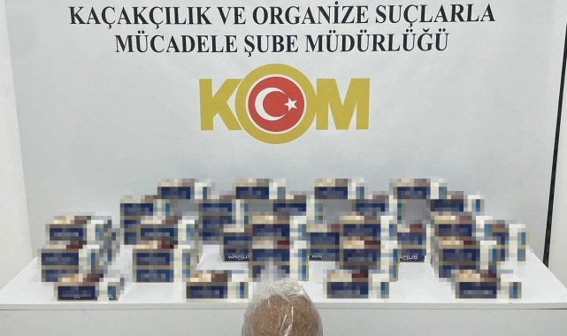 Samsun'da 10 bin adet kaçak makaron ele geçirildi