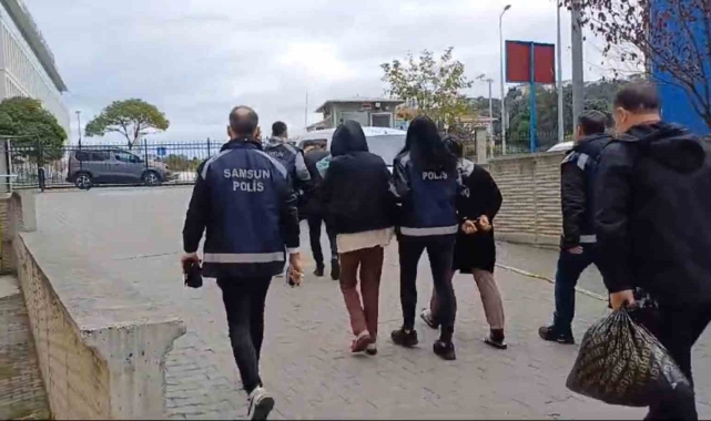 Samsun'da evden 700 bin liralık altın çalan 3 kişi yakalandı