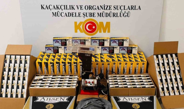 Samsun'da kaçak tütün mamulleri operasyonu