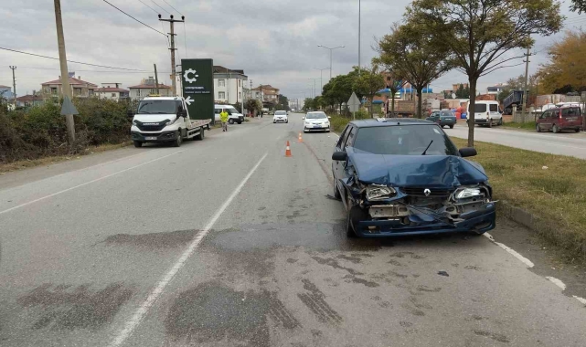 Samsun'da trafik kazası: 1 yaralı