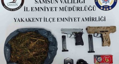 Samsun'da uyuşturucu ve radar tespit cihazı ele geçirildi