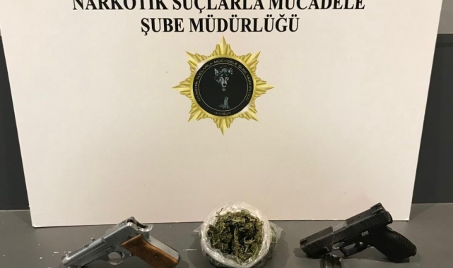 Samsun'da uyuşturucu ve silah operasyonu: 4 gözaltı