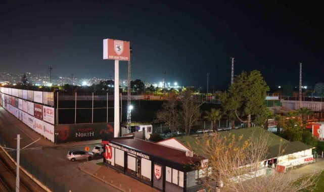 Samsunspor tesislerinde yangın paniği