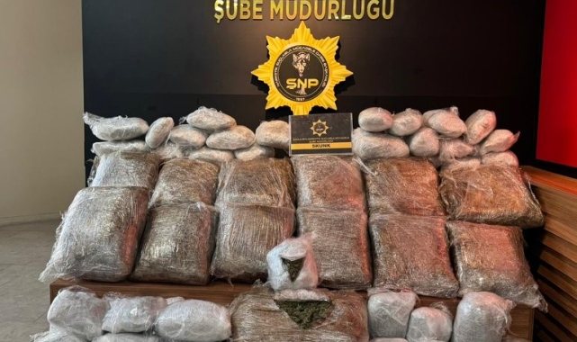 Şanlıurfa'da 76 kilogram uyuşturucu madde ele geçirildi