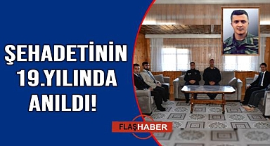 Şehit asker unutulmadı