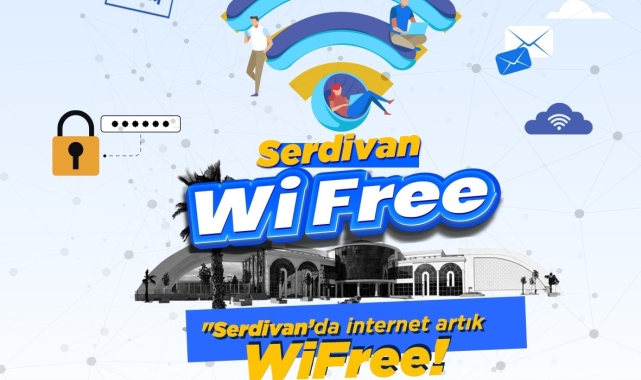 Serdivan'da internet artık Wi-Free