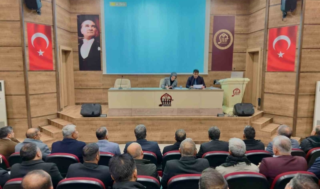 Siirt'te köylerde gerçekleştirilecek yatırımın bütçesi onaylandı