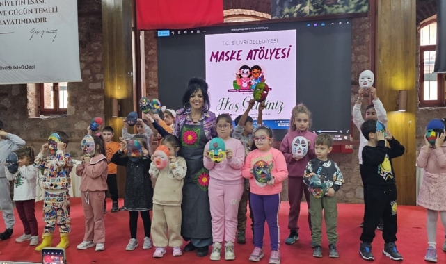 Silivri Belediyesi "Maske Atölyesi" etkinliği düzenledi