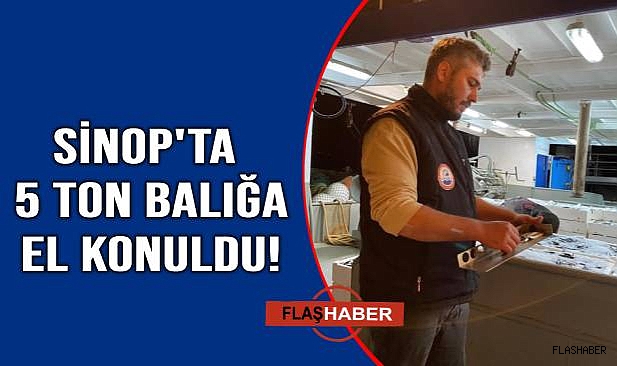 Sinop'ta balık boyu denetimleri