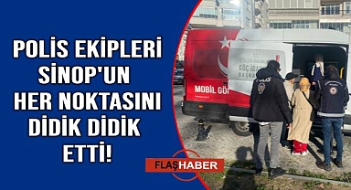 Sinop’ta düzensiz göçmen uygulaması
