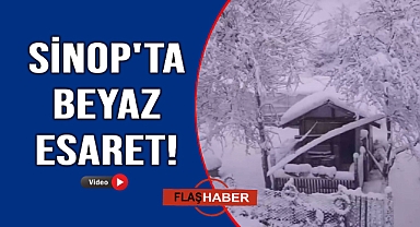 Sinop'tan kar manzaraları