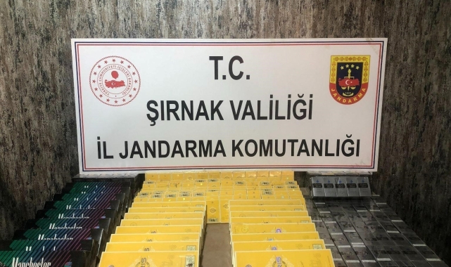 Şırnak'ta jandarma ekiplerinden kaçakçılık operasyonu