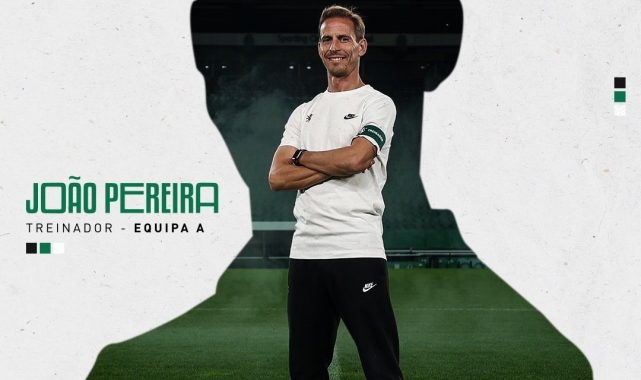 Sporting Lizbon'da teknik direktörlüğe Joao Pereira getirildi