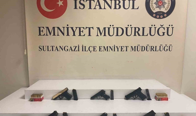 Sultangazi'de aile boyu silah ticareti: 3 gözaltı