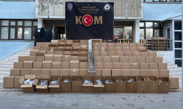 Şüpheli tırdan 2,4 ton kaçak tütün çıktı
