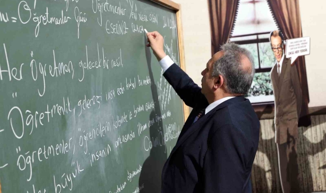 Talas'ta sıra dışı öğretmenler günü etkinliği