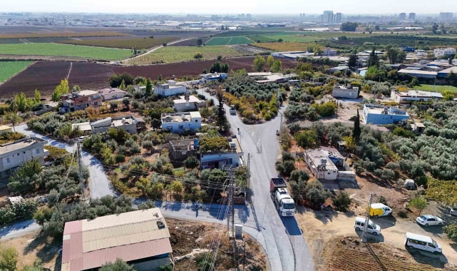 Tarsus'ta kırsal yollar yenileniyor
