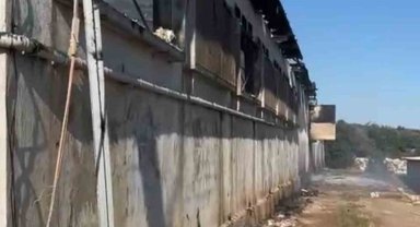 Tarsus'ta tavuk çiftliğinde yangın 33 bin civciv telef oldu
