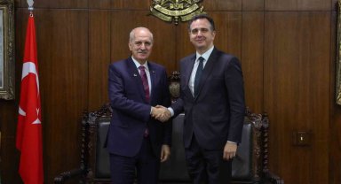 TBMM Başkanı Kurtulmuş, Brezilya Senato Başkanı Pacheco ile görüştü
