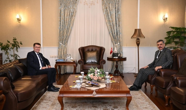 TDK Başkanı Prof. Dr. Osman Mert'ten Vali Çiftçiye ziyaret