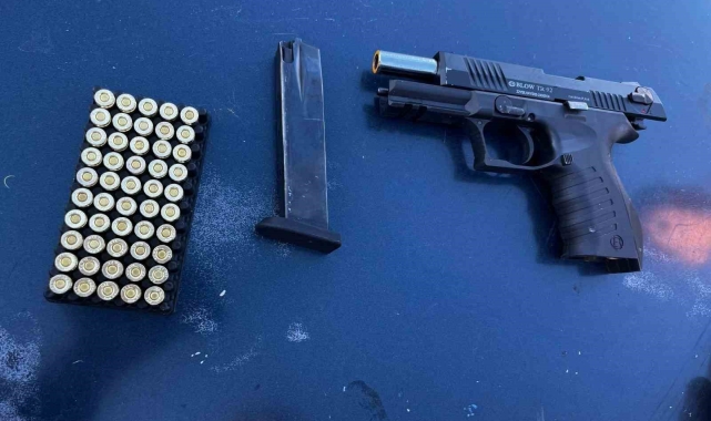 Tekirdağ'da 2 tabanca ve 50 fişek ele geçirildi
